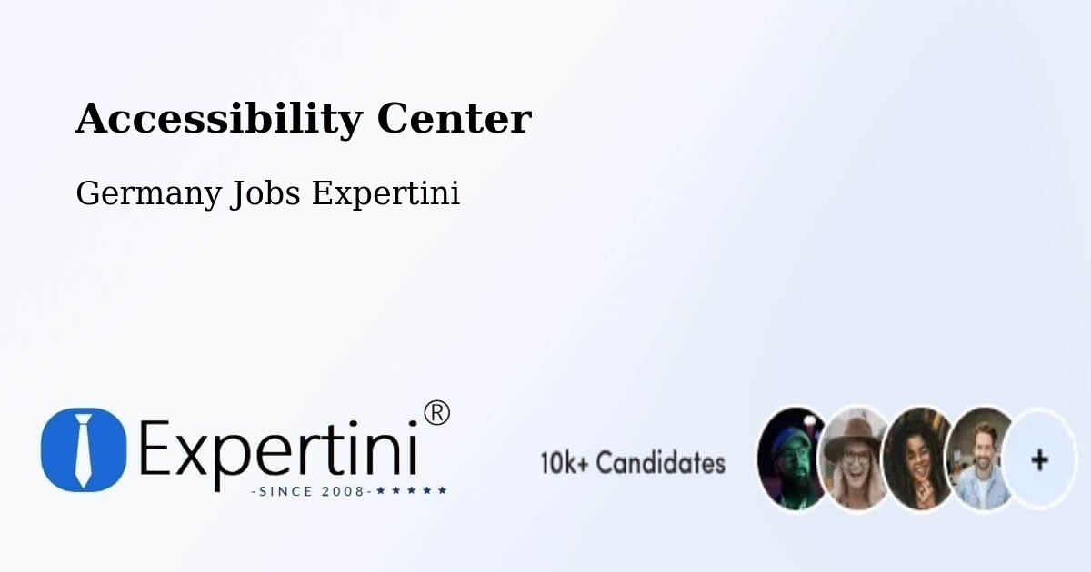 Accessibility Center - Germany Jobs Expertini
