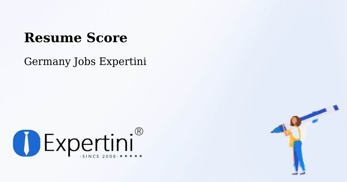 Resume Score & Job Description Match Tool – Bubsheim - Germany Jobs Expertini